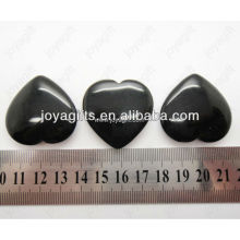 Venta al por mayor día de San Valentín Joyería-Negro Onyx corazón de piedras preciosas 35MM